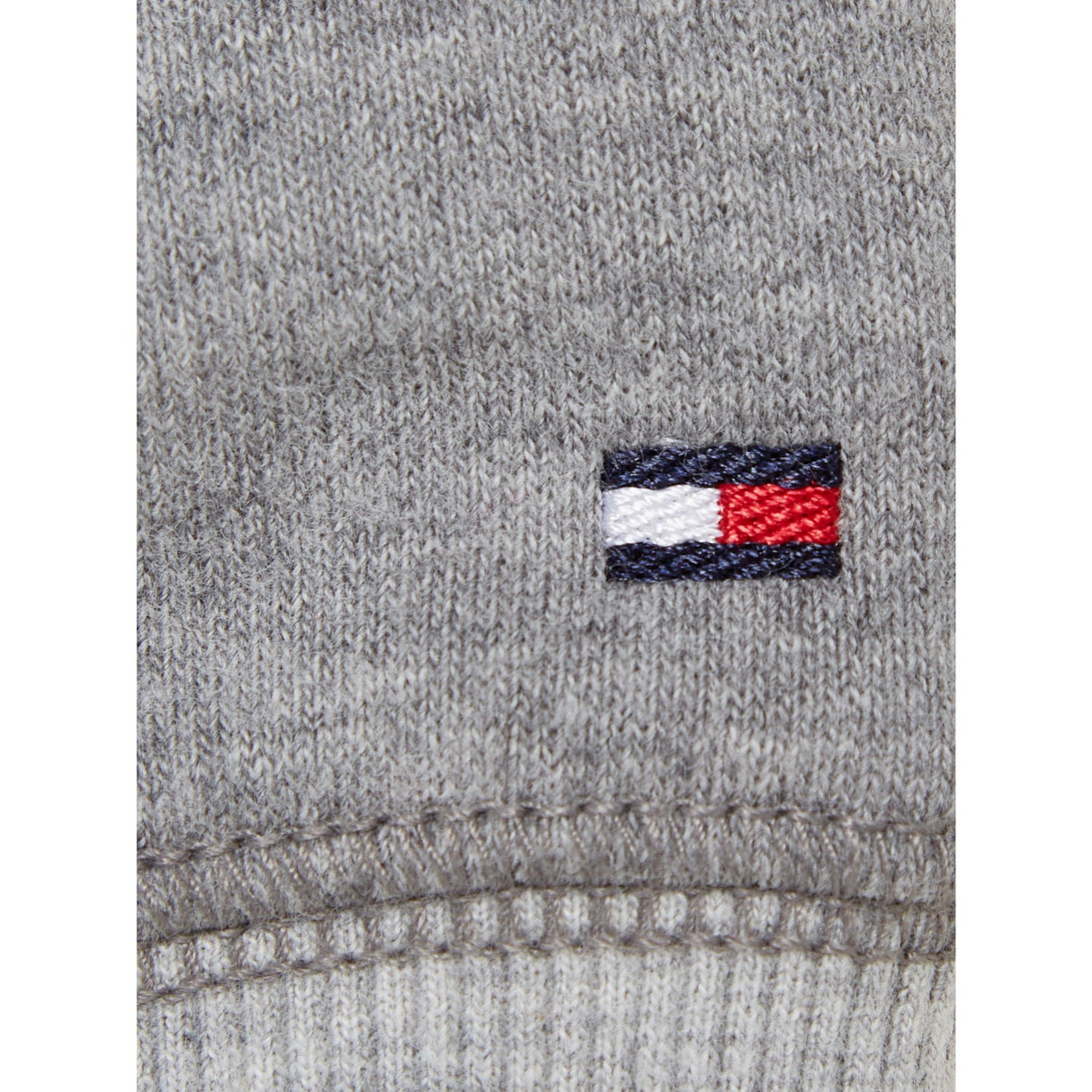 Tommy Hilfiger Grey Heather Mix Monotype Spliced Printed Cn Collegegenser