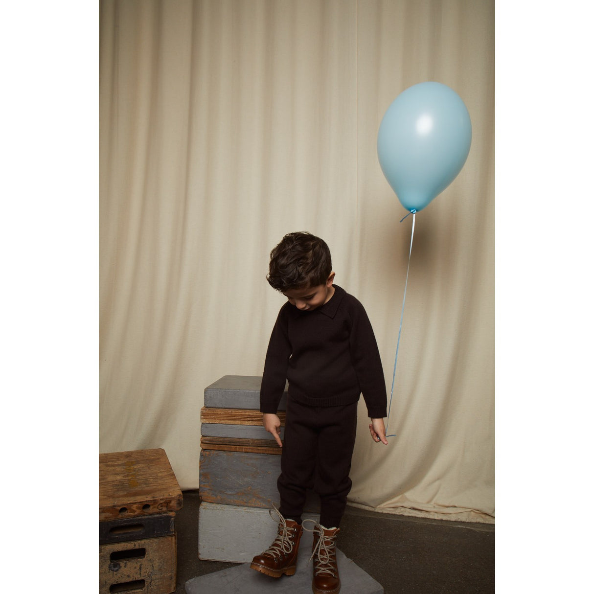 COPENHAGEN COLORS Dk Brun Merino Cozy Pants