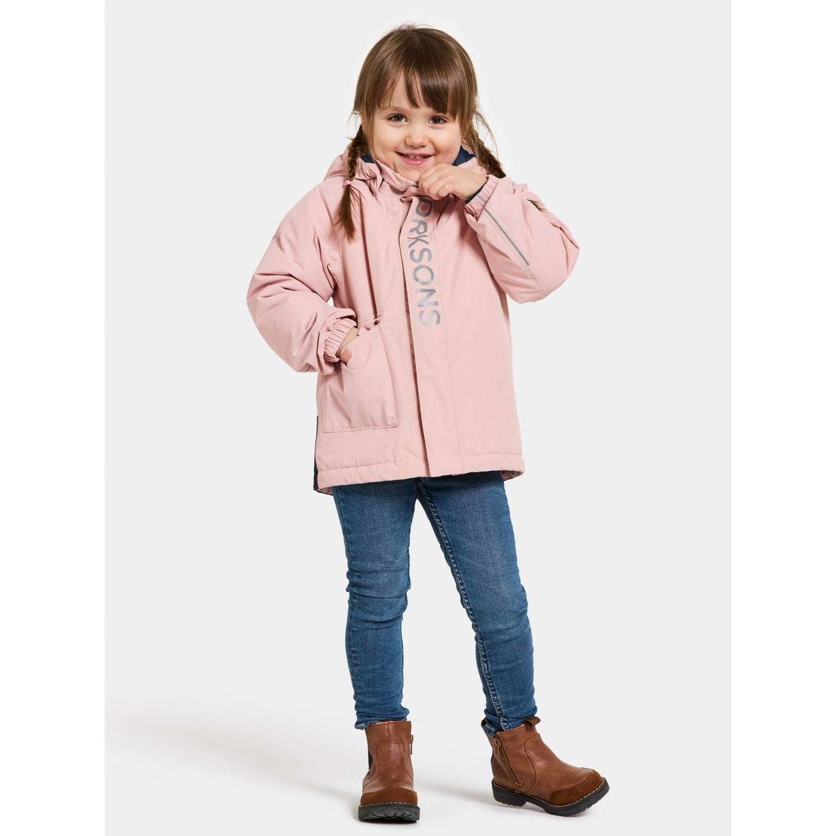 Didriksons Dusty Pink Talvi Kids Jakke
