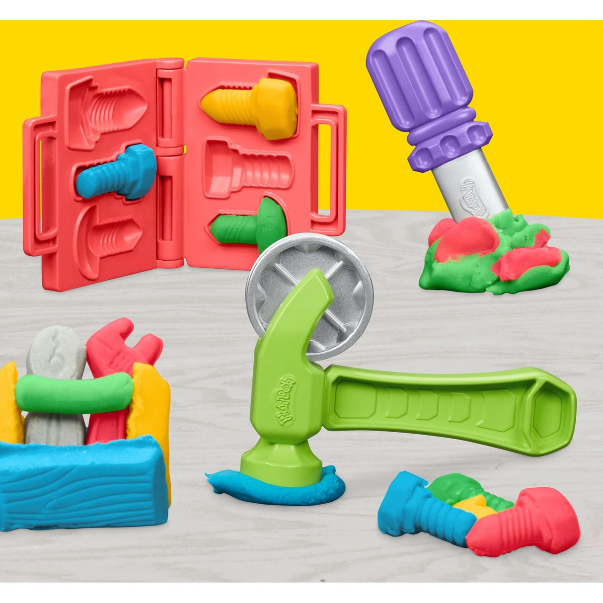 Play-Doh Stempel Og Sav Værkstedsæt