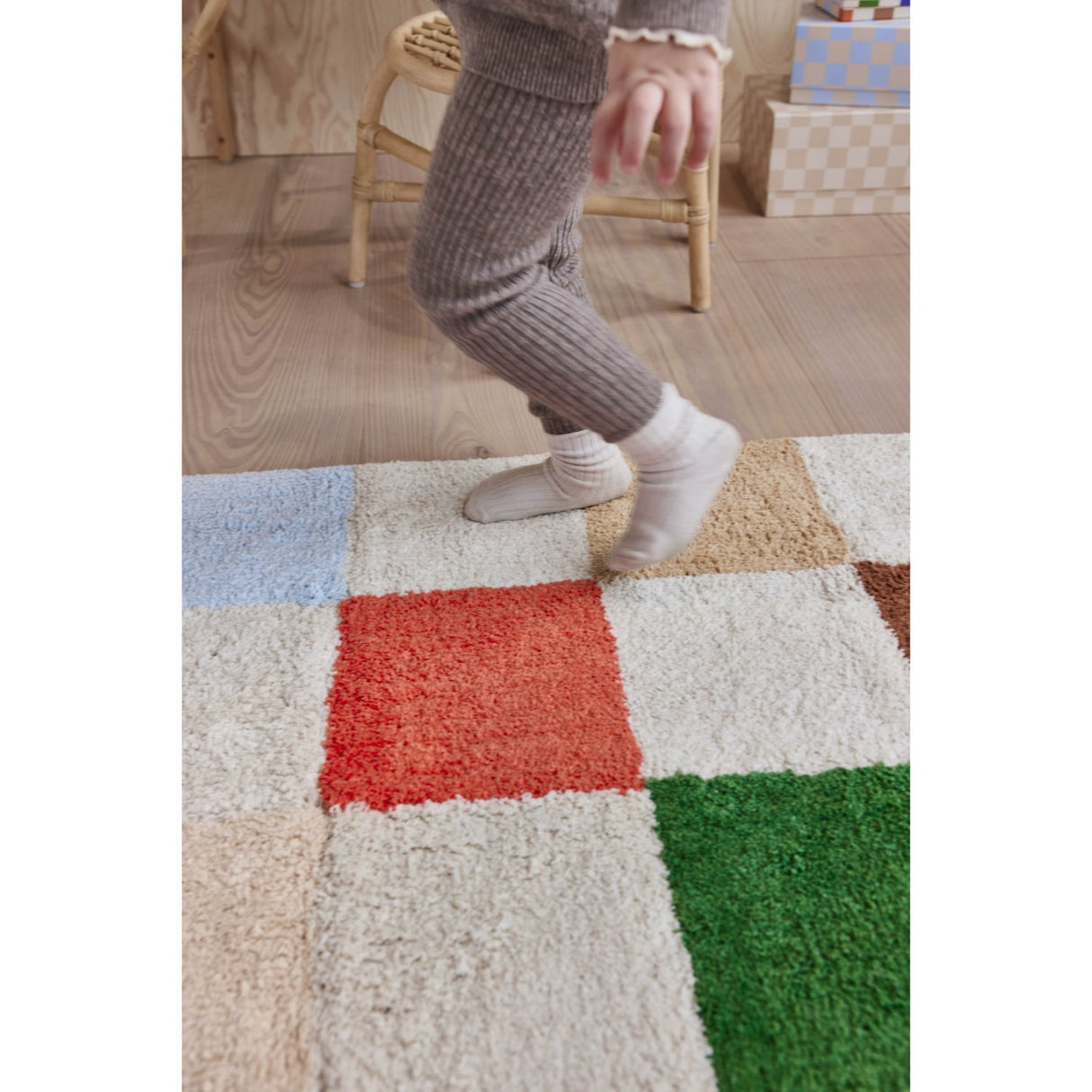 OYOY Multi Chess teppe