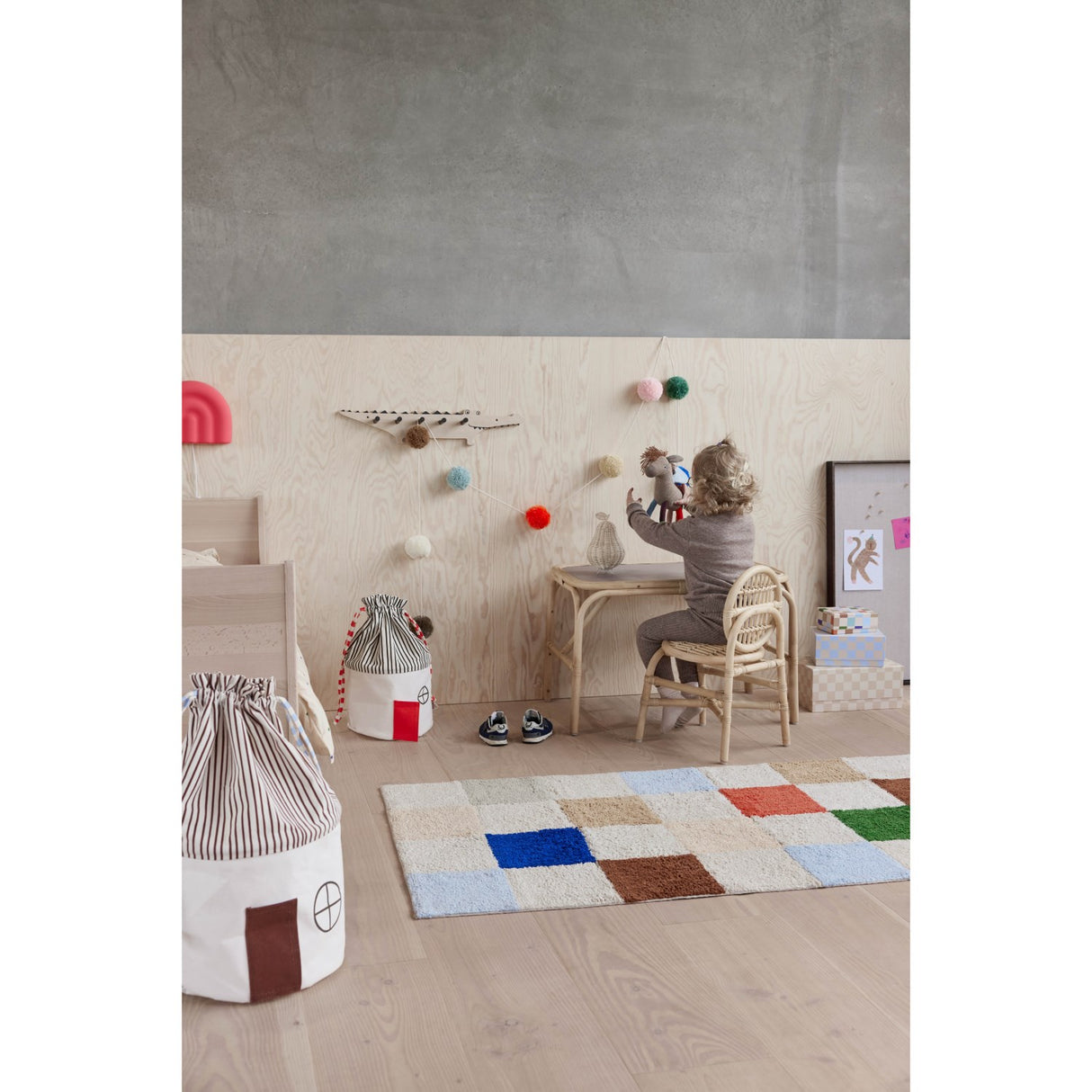 OYOY Multi Chess teppe