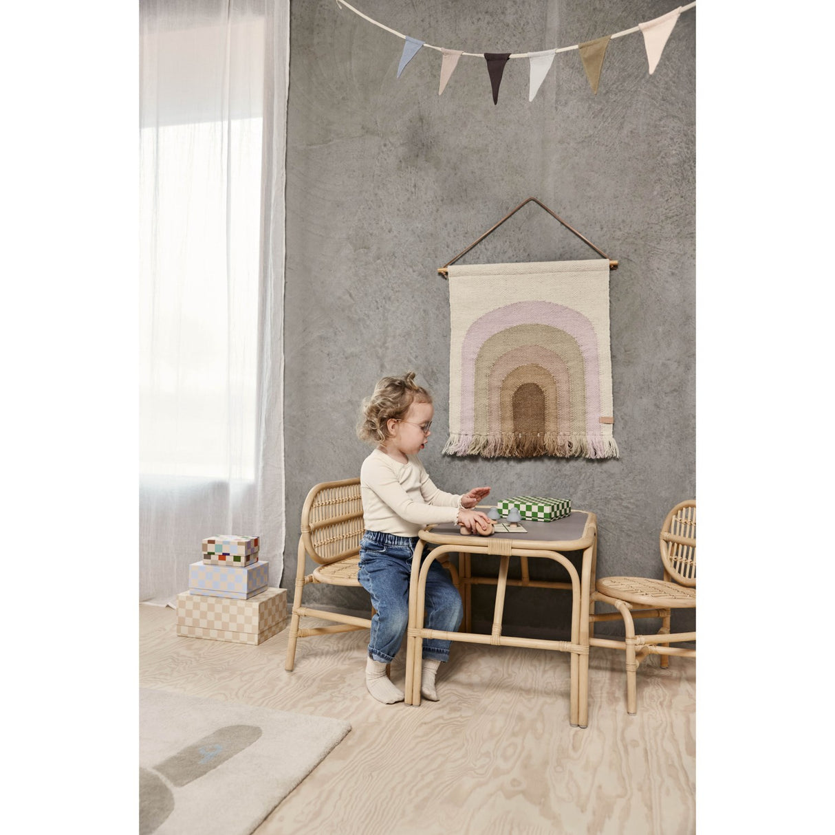 OYOY Multi Mana Oppbevaringsboks Mix 3-pakning