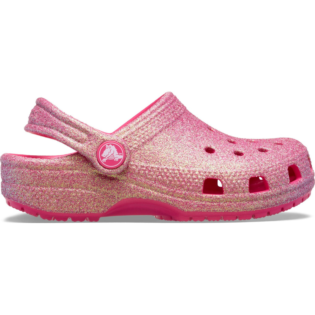 Crocs Dragon Fruit Classic Iridescent Glitter Clog