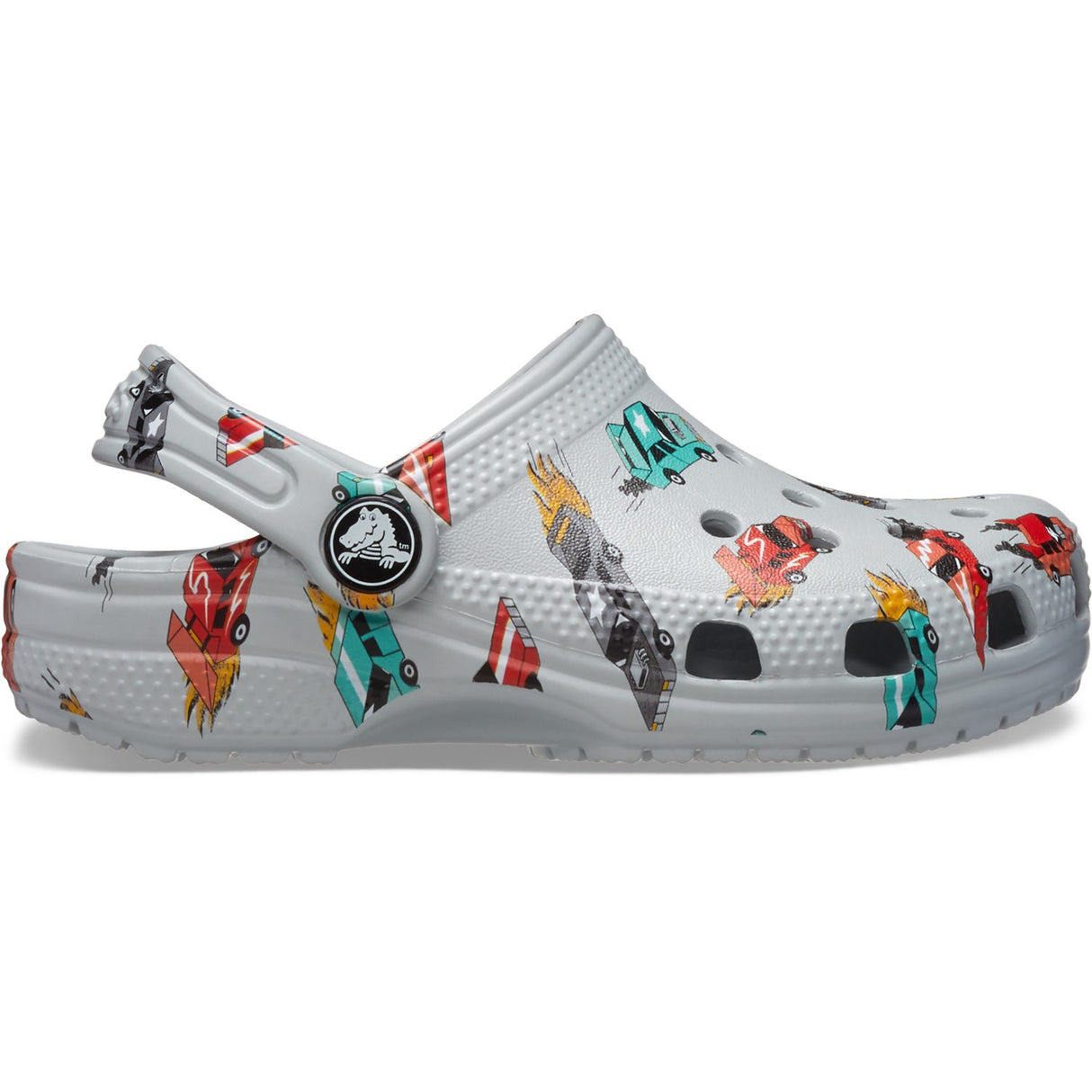 Crocs Mirage/Multi Classic Race Cars Graphic Clog