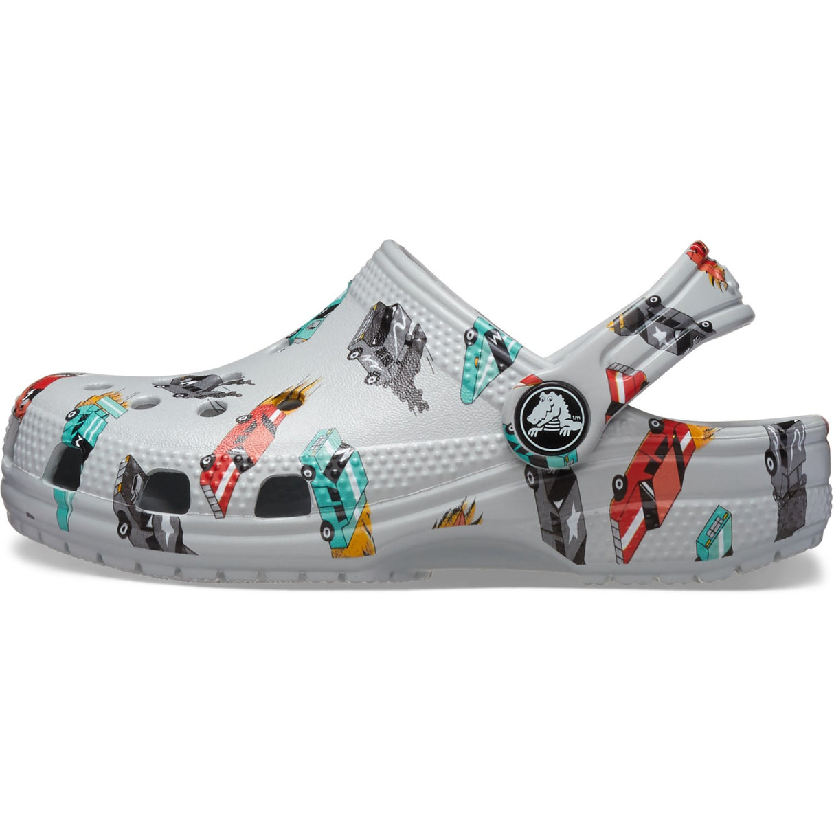 Crocs Mirage/Multi Classic Race Cars Graphic Clog