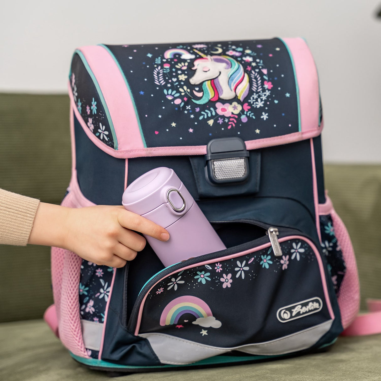 REER Drikkeboks m. sugerør - Lilla