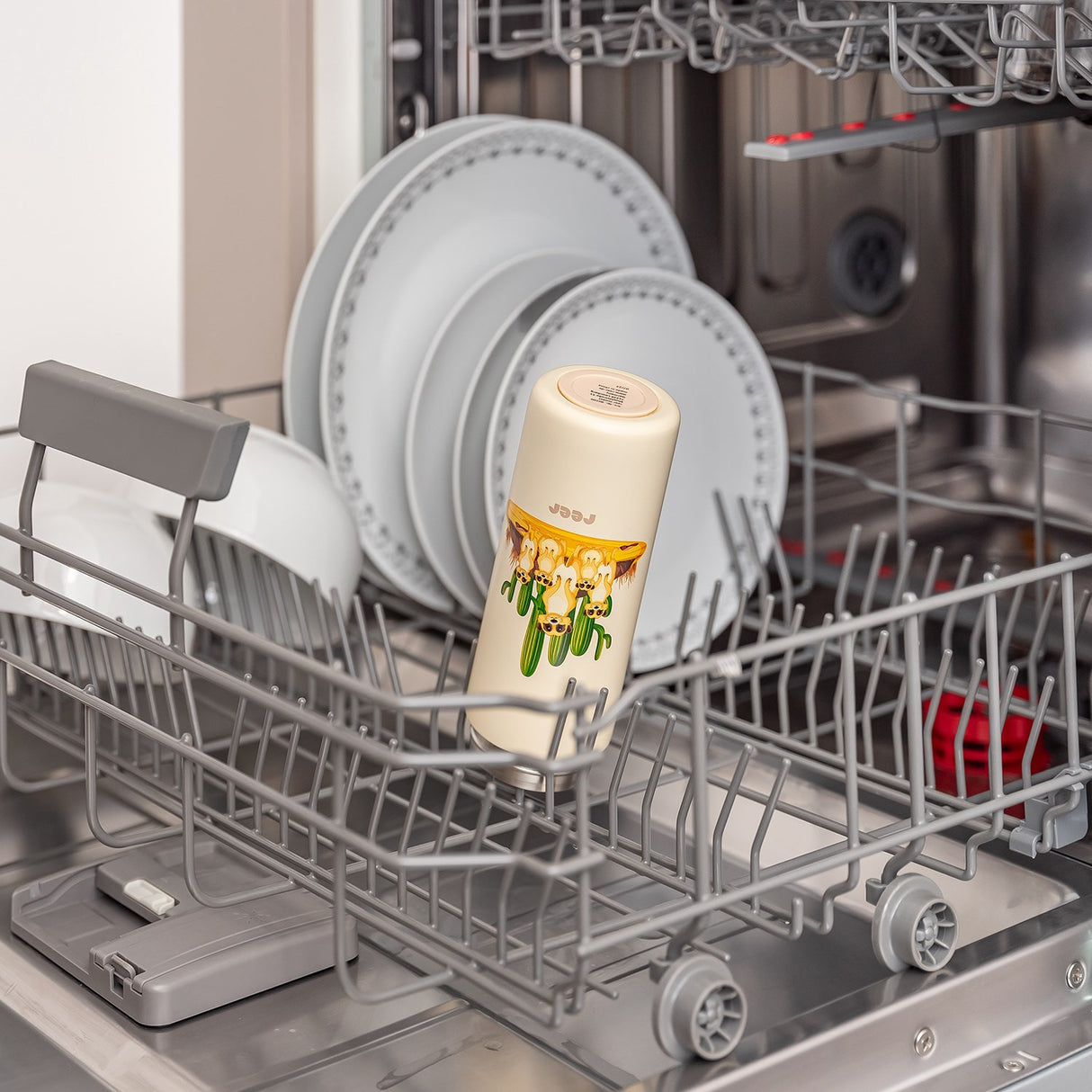 REER Drikkeflaske med sugerør - Creme