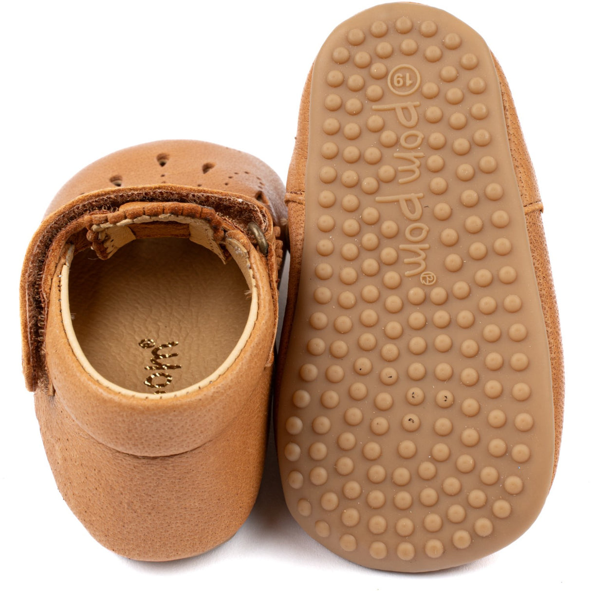 Pom Pom Camel Tøfler Ballerinasko T-bar