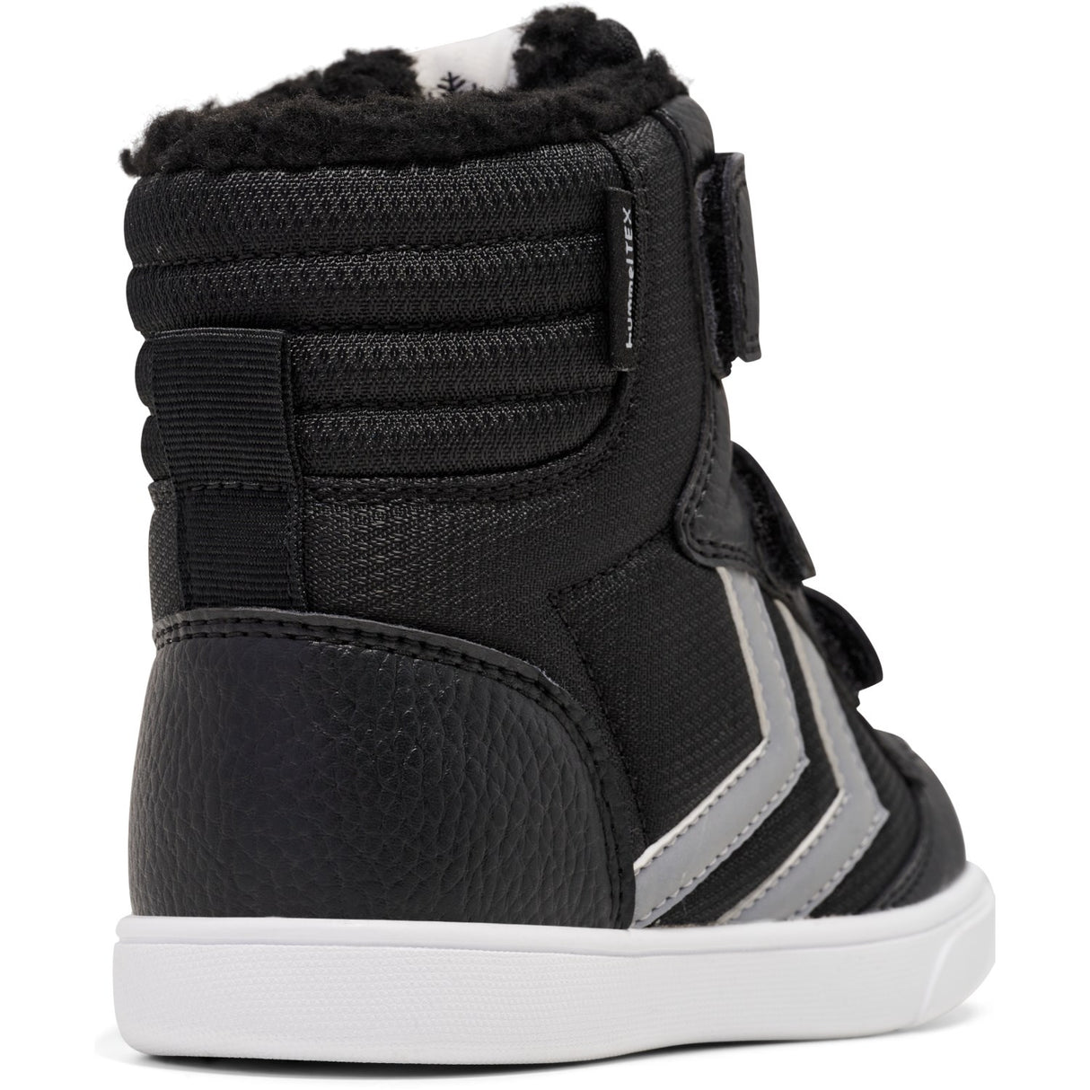 Hummel Black/Grey Stadil Super Poly Vinterstøvler Mid Tex Jr