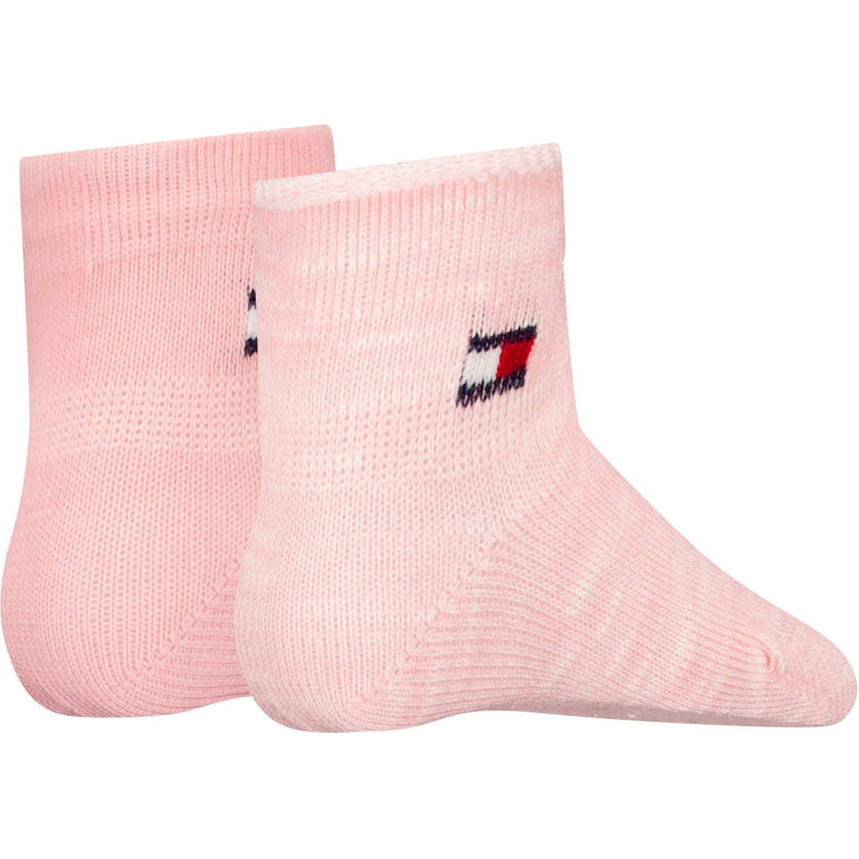Tommy Hilfiger Soft Pink Baby Sokker 2-pakning Runfree