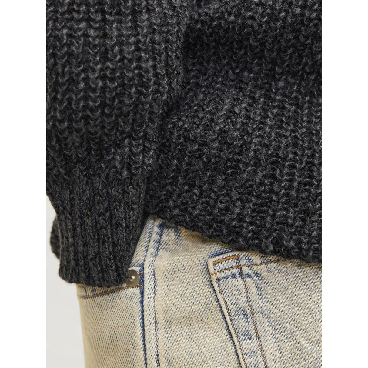 Jack & Jones Junior Asphalt Jones Knit Crew Neck Bluse