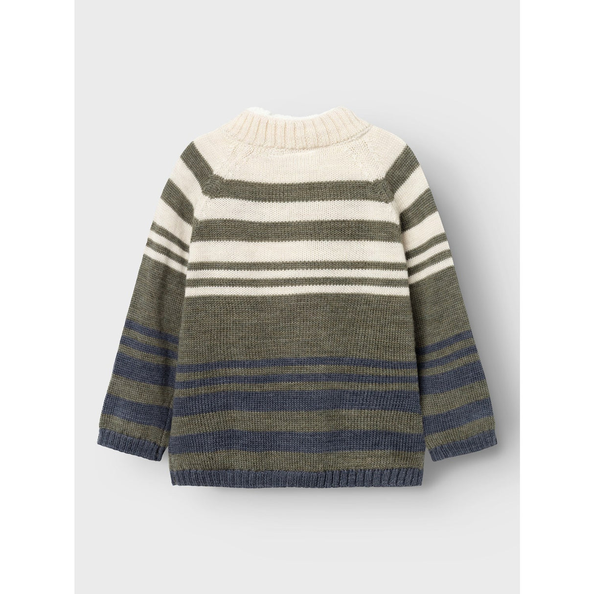 Name It Mulled Basil Wriss Ull Strikk Cardigan