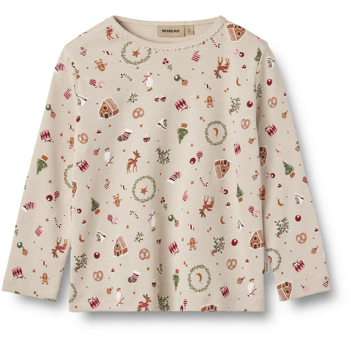 Wheat Offwhite Holiday Nattsett Picoting Mila