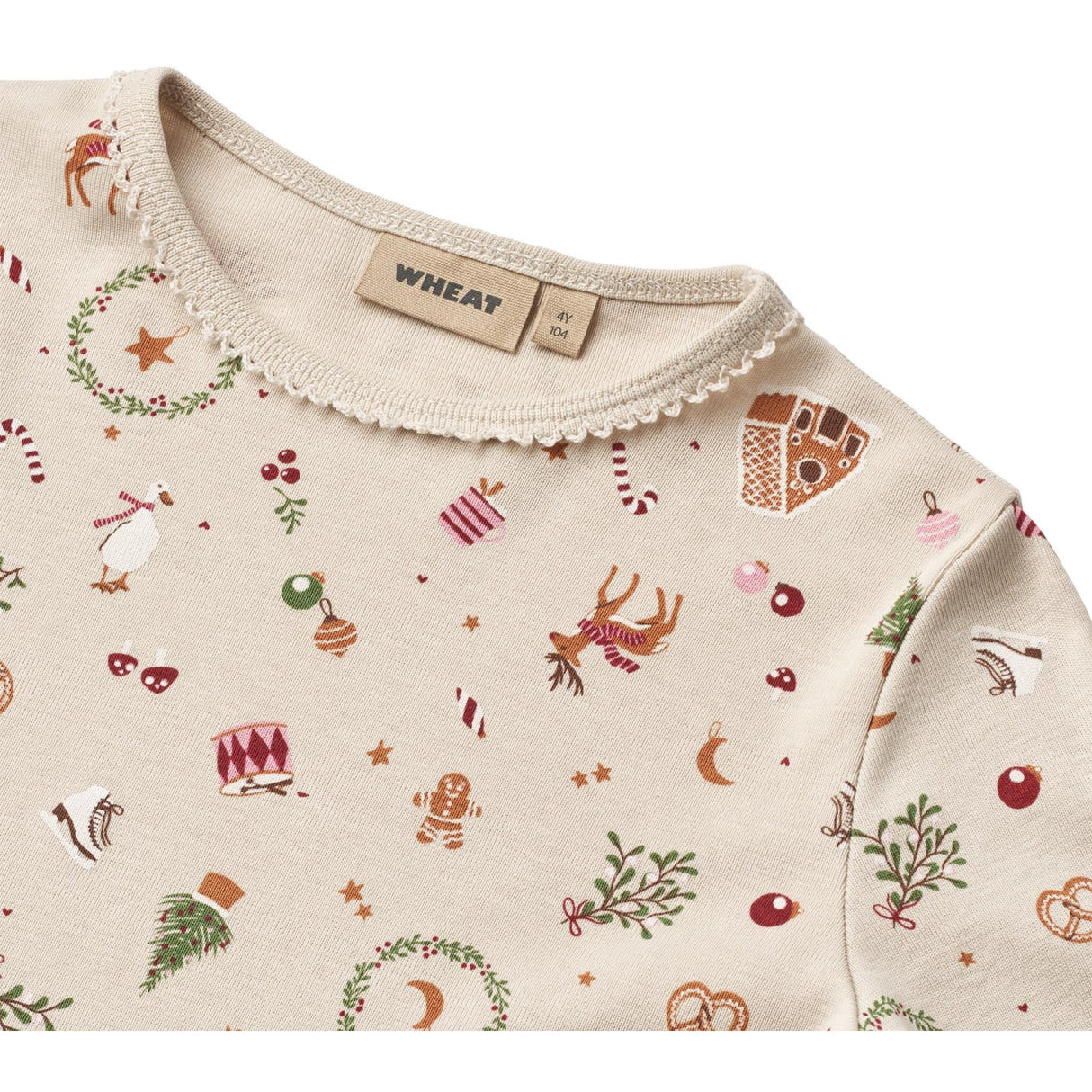 Wheat Offwhite Holiday Nattsett Picoting Mila