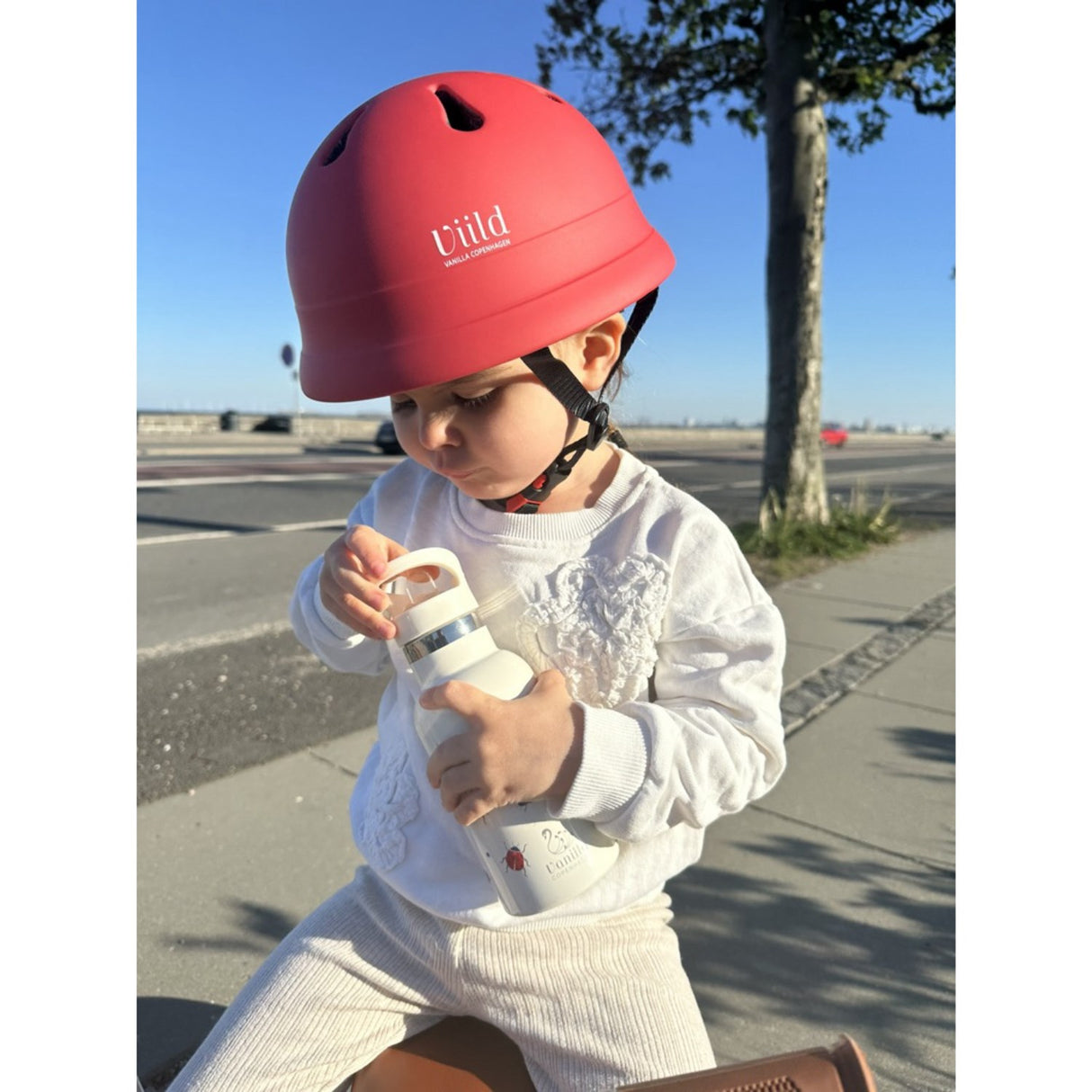 Vanilla COPENHAGEN Berry Red Sykkelhjelm