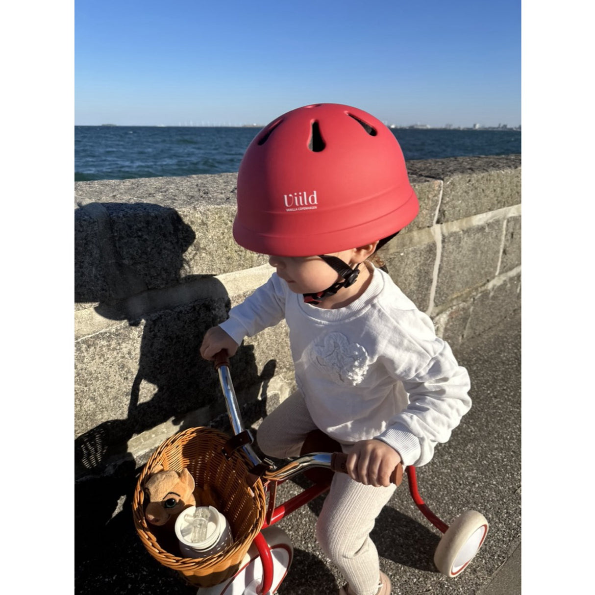 Vanilla COPENHAGEN Berry Red Sykkelhjelm