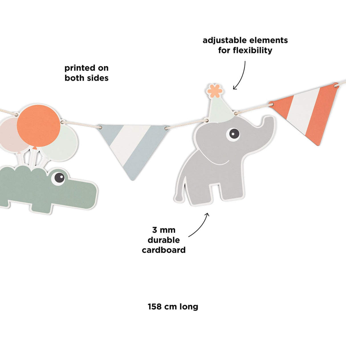 DonebyDeer Colour Mix Garland Celebration