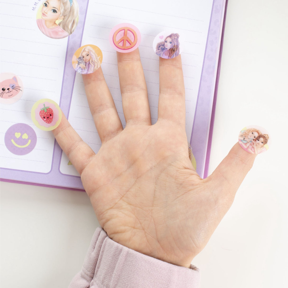 TOPModel klistremerke stempel