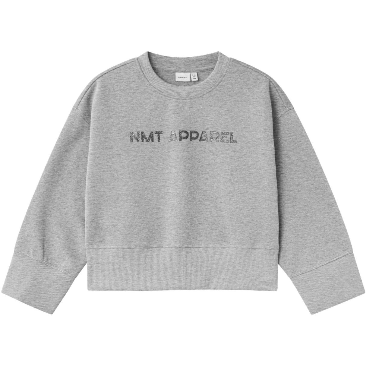 Name It Light Grey Melange Sija Collegegenser