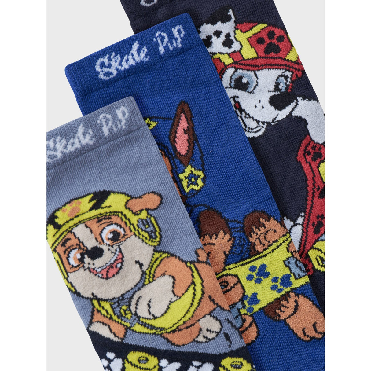 Name It Flint Stone Norwin Paw Patrol 3-Pakning Sokker