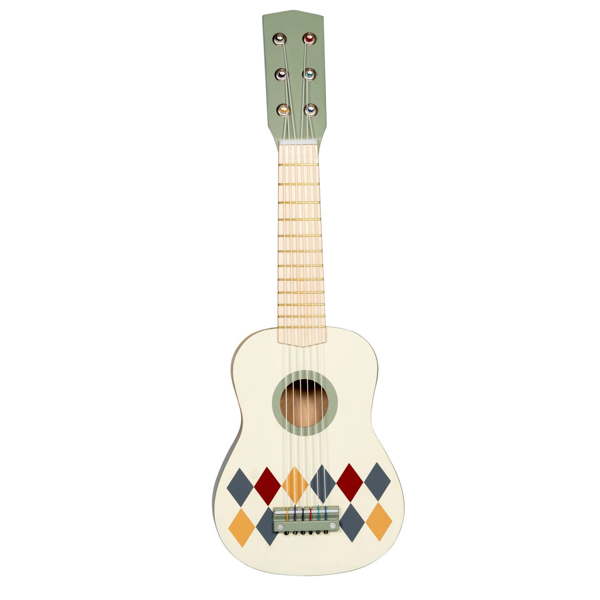 Mamamemo Gitar m/6 Strenger, Harlekin