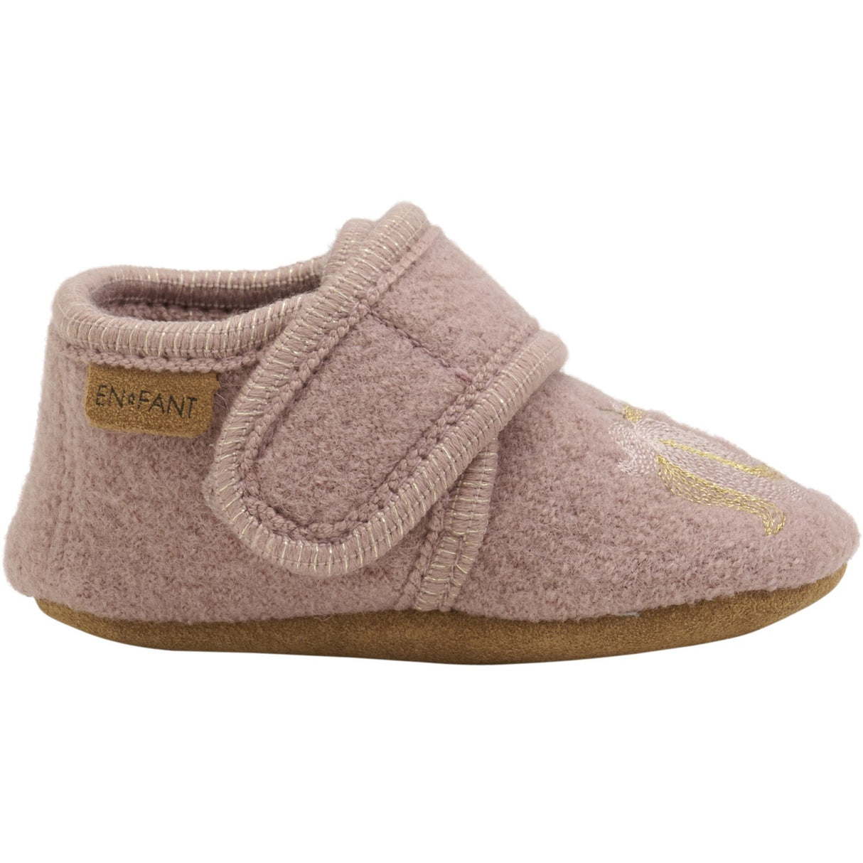 En Fant Bark ulltøfler med broderi