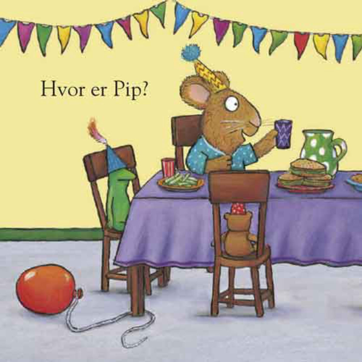 Forlaget Bolden Pip Og Poppy Leger Gemmeleg (med filtklaffer)