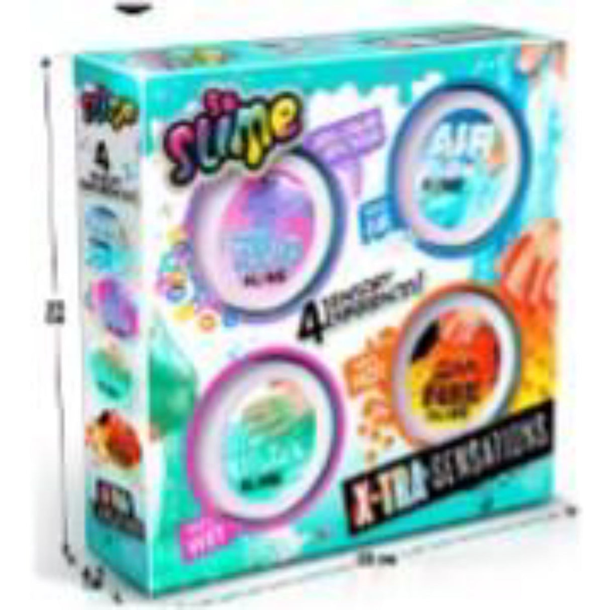 So Slime X-tra Sensations 4-pakning