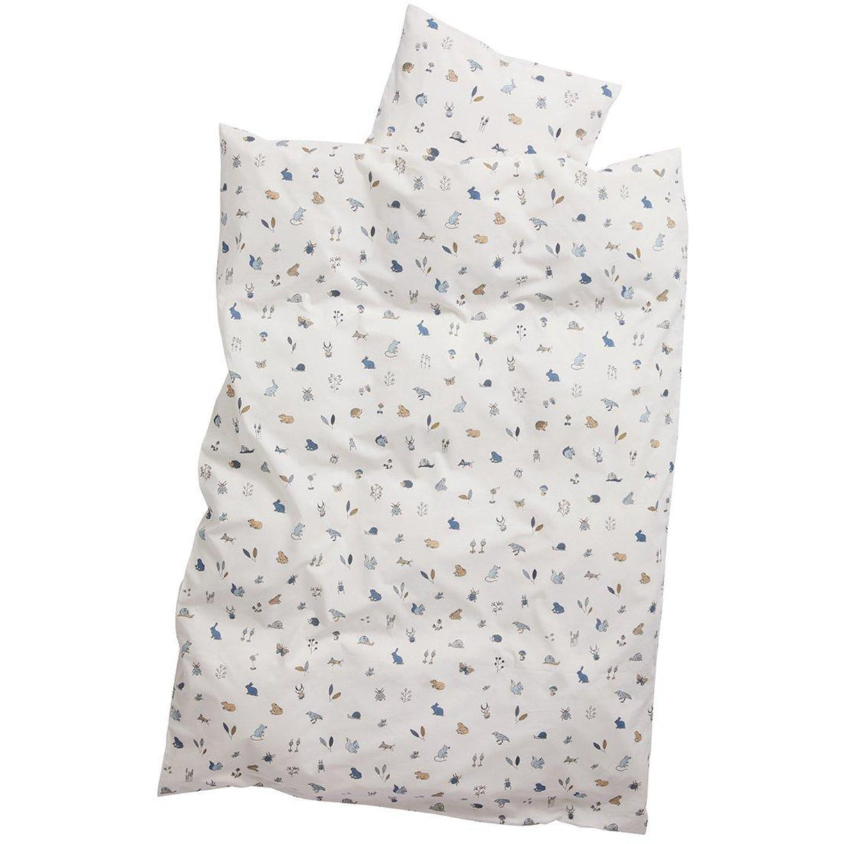 Leander Dusty Blue Sengetøy Forrest