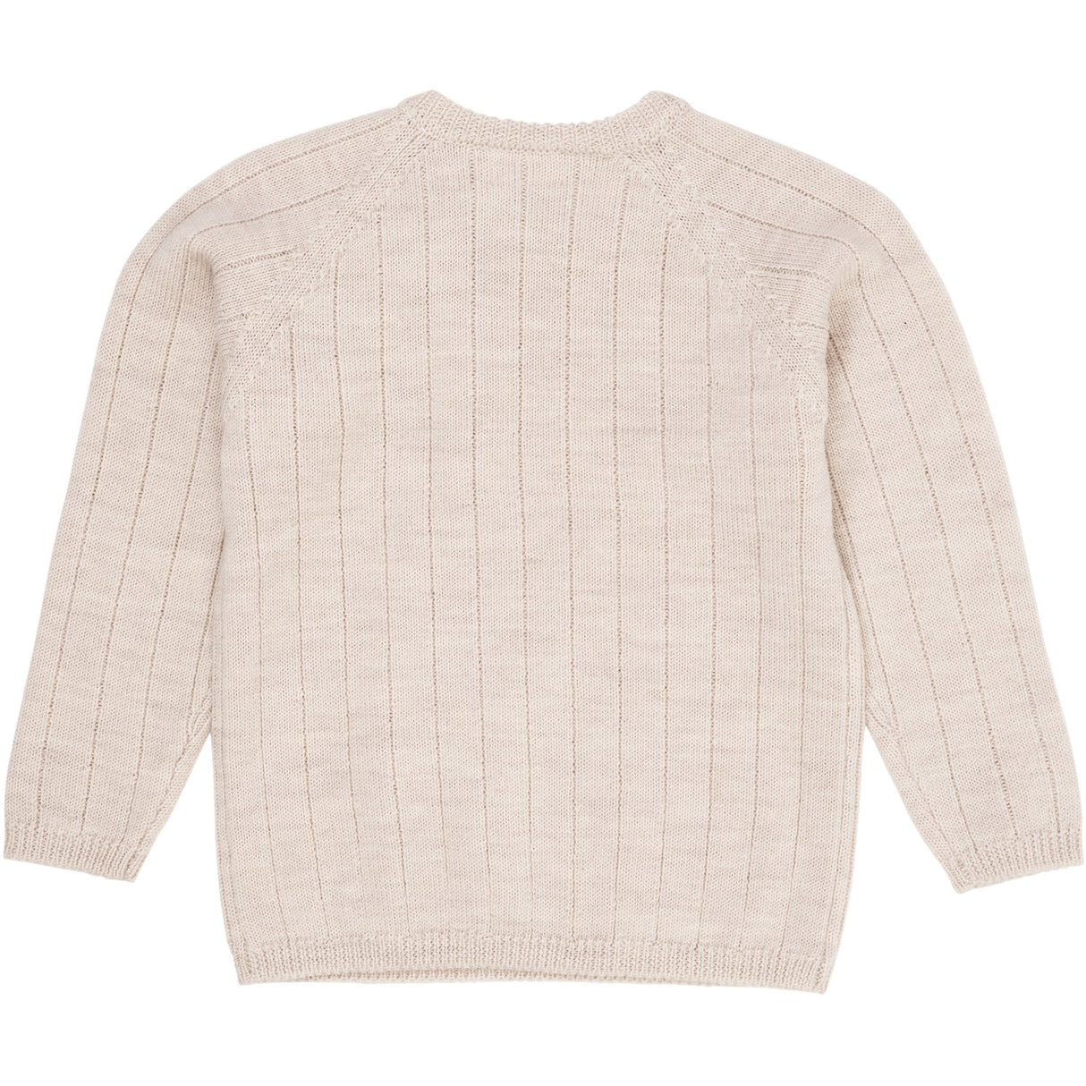 Copenhagen Colors Pale Cream Melange Merino Strikket Genser