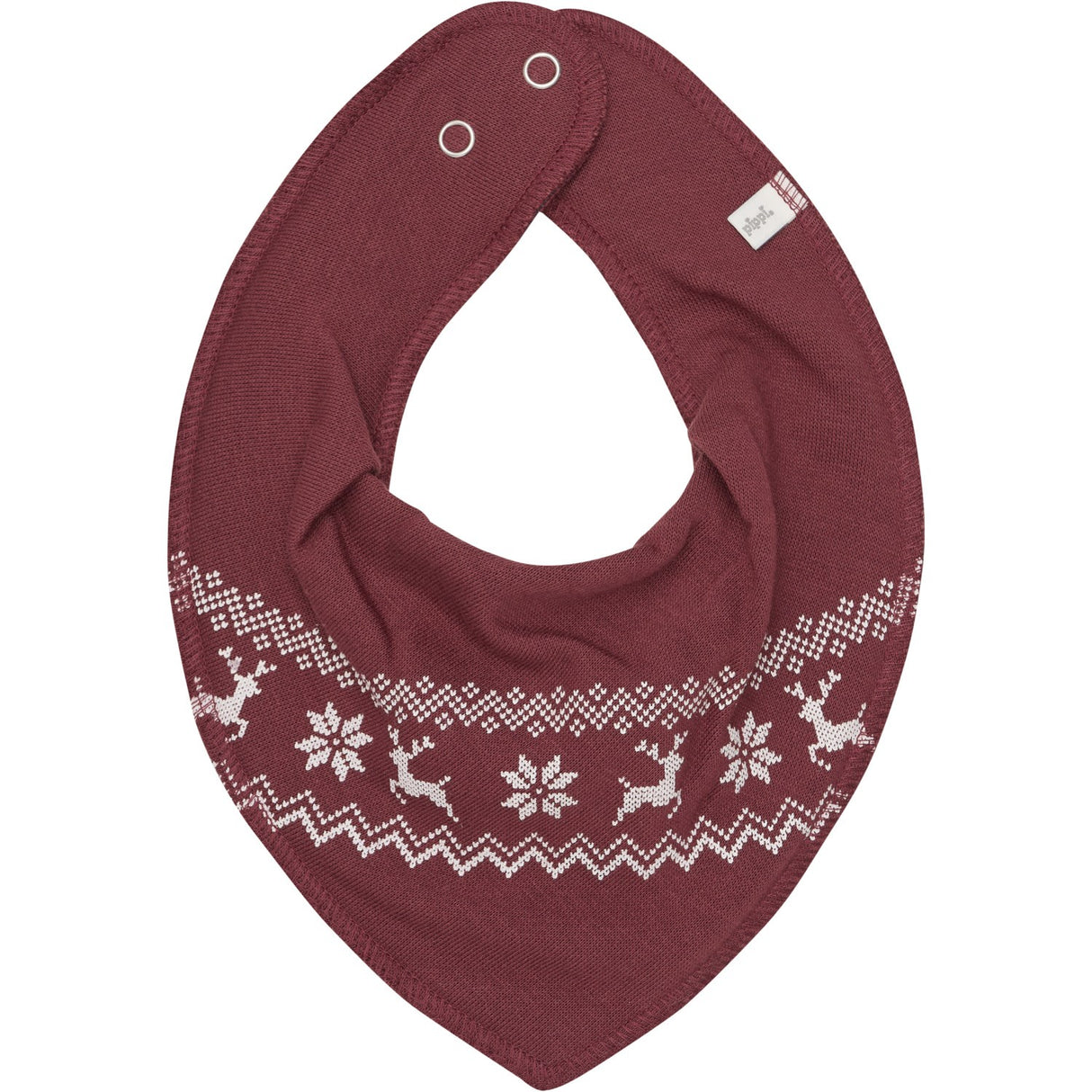 Pippi New Maroon Bandana Savlesmæk AOP 3-pakning