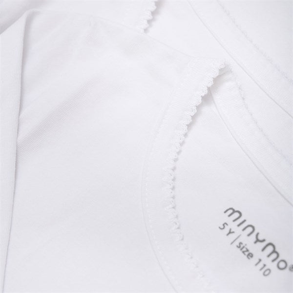 Minymo White Bluse Basis 35 2-pakning