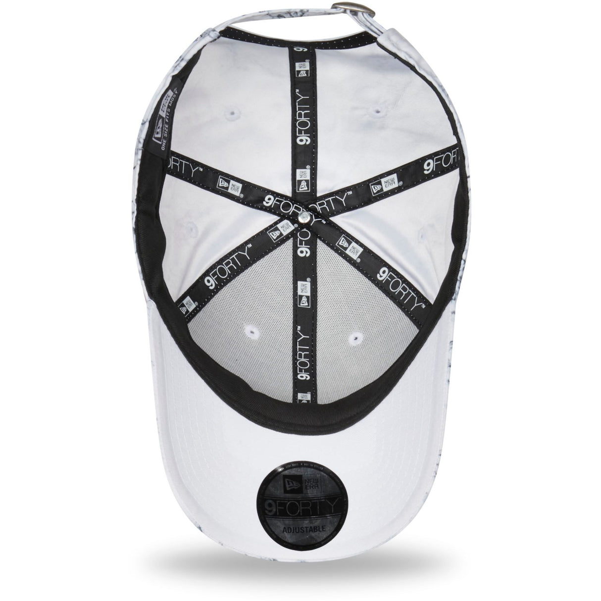 NEW ERA Louvre Clear 9Forty Lokk Marble Print - White