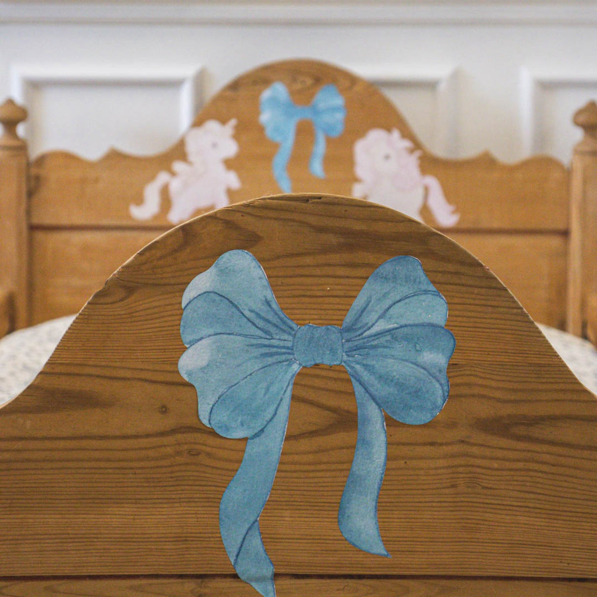 That's Mine Blue Wallsticker Bows 5-Pakning
