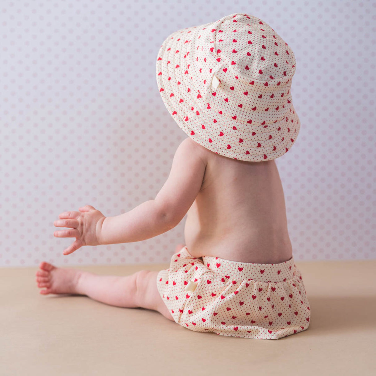 That's Mine Lots Of Love Red Sally Badeshorts