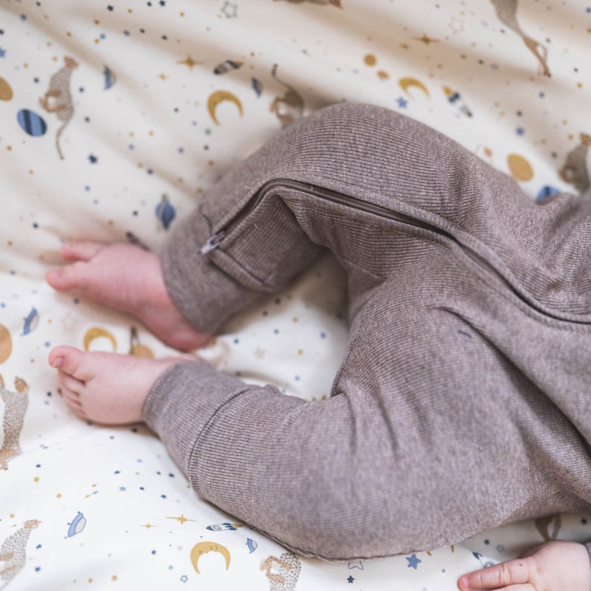 That's Mine Brown Melange Cathie-Onesie