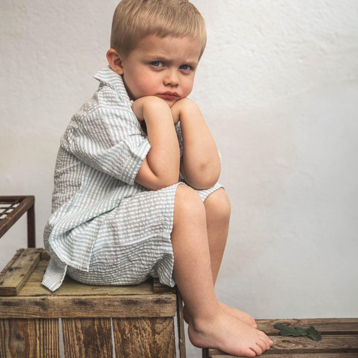 That's Mine Blue Stripe Ino-Skjorte