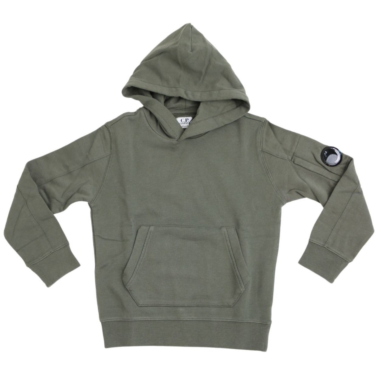 C.P. Company Grape Leaf Green Collegegenser W/Hood