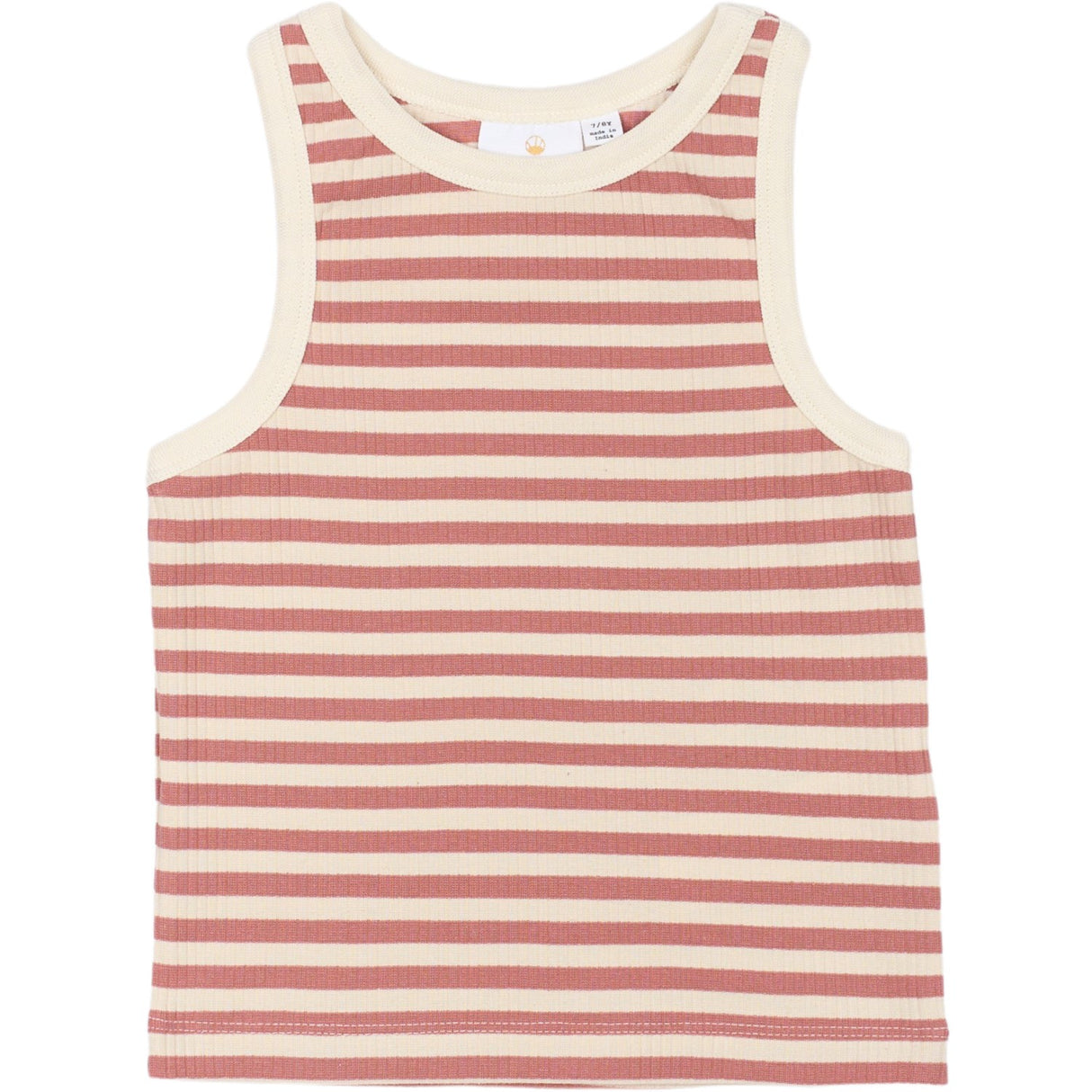 The New Old Rose Striped Moore Short Rib Topp