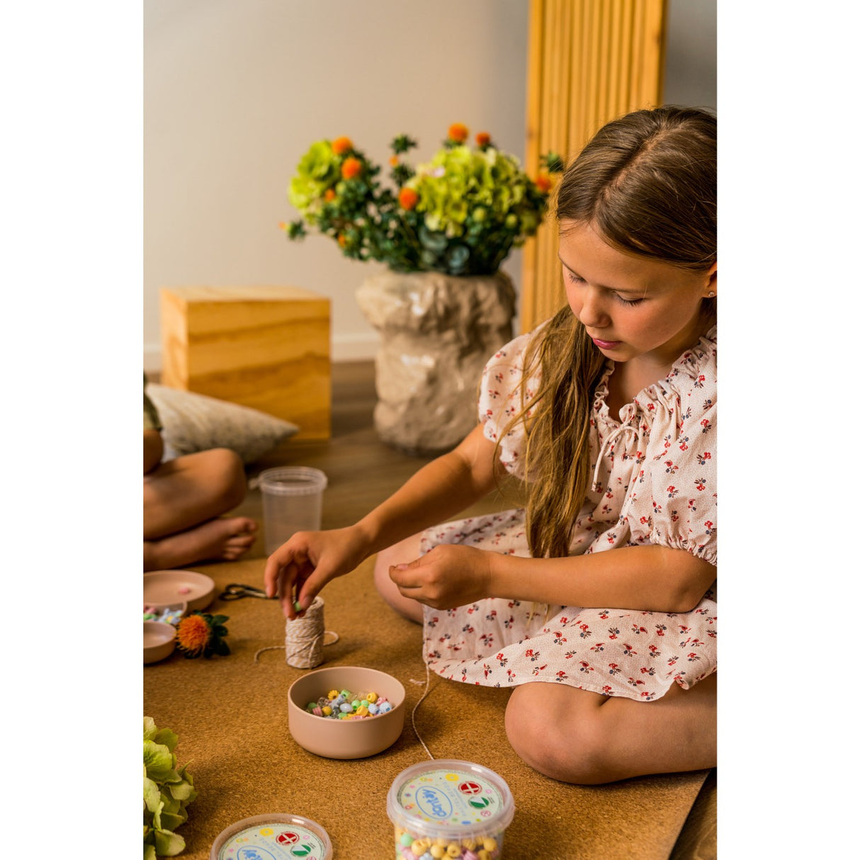 Dantoy Blandede Farger Pastellperler XL