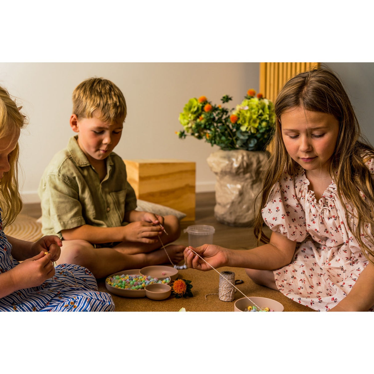 Dantoy Blandede Farger Pastellperler XL