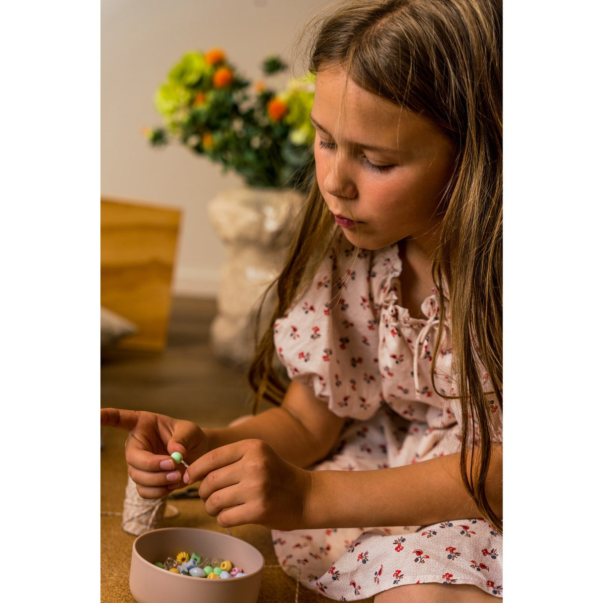 Dantoy Pastellperler med blandede farger