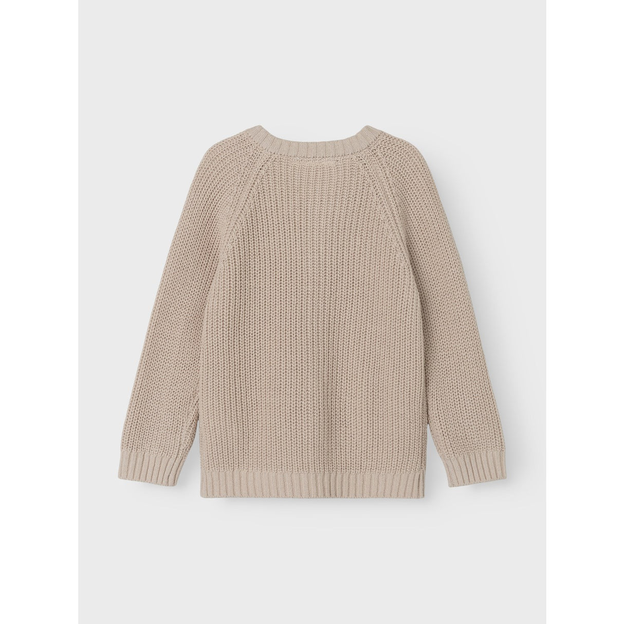 Lil'Atelier Gray Morn Emlen Lin Strikk Cardigan Noos