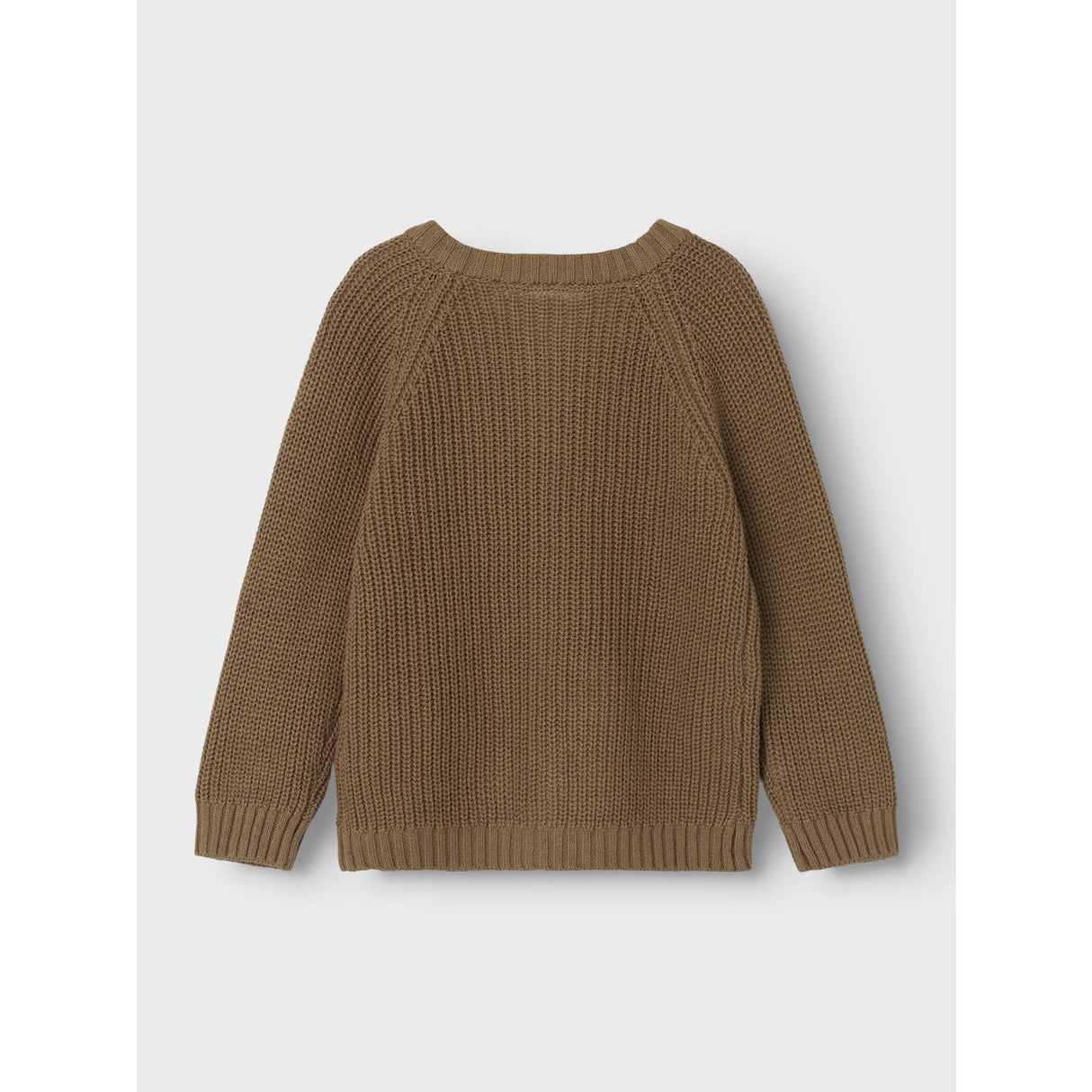 Lil'Atelier Sepia Tint Emlen Lin Strikk Cardigan Noos