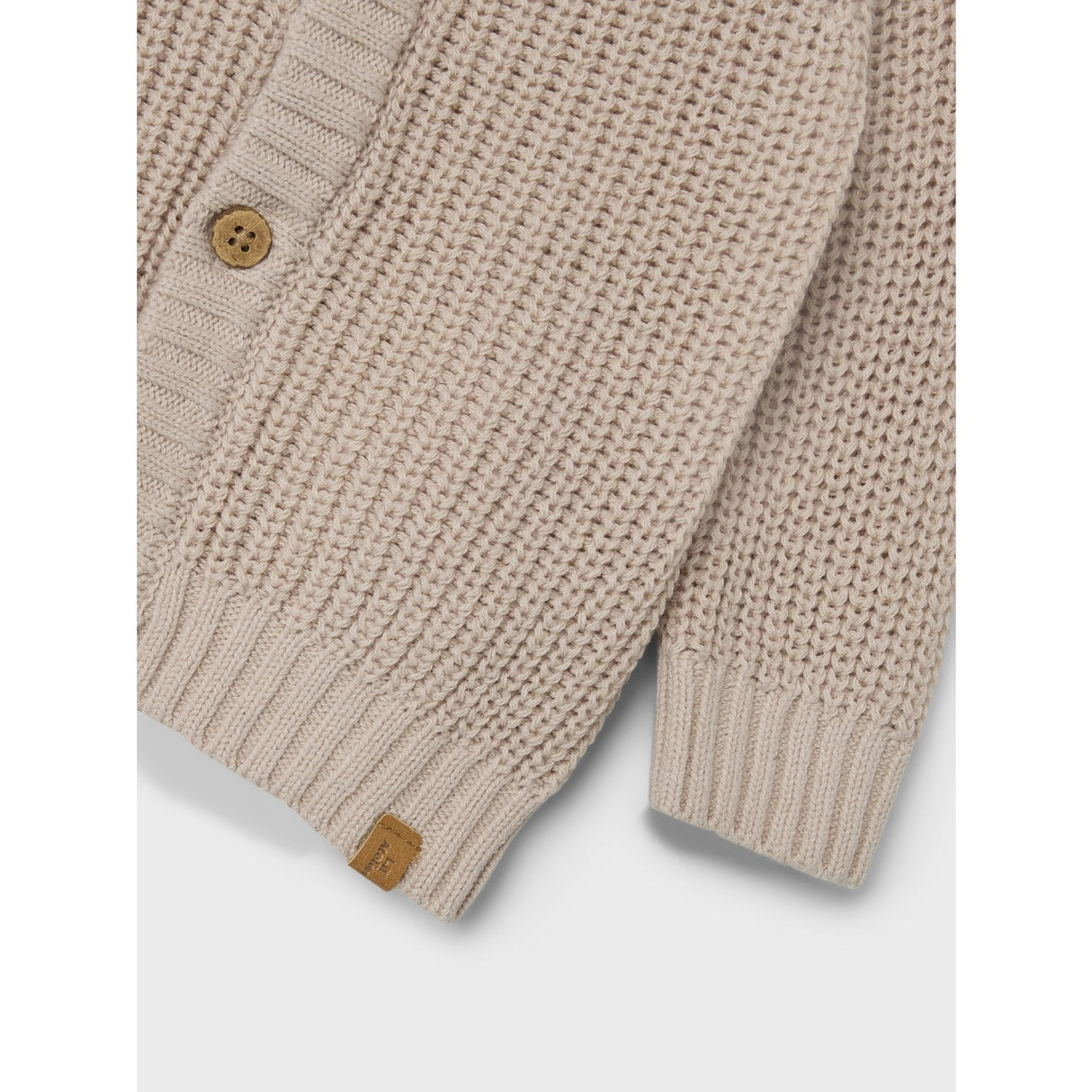 Lil'Atelier Gray Morn Emlen Strikk Cardigan Noos