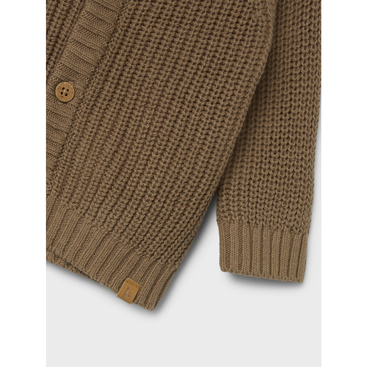 Lil'Atelier Sepia Tint Emlen Strikk Cardigan Noos