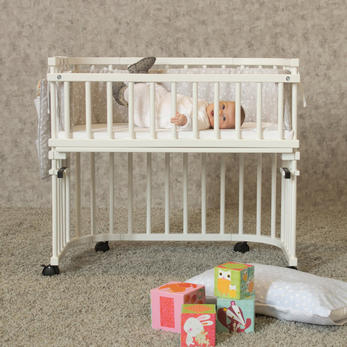 babybay ® White Varnished stenger