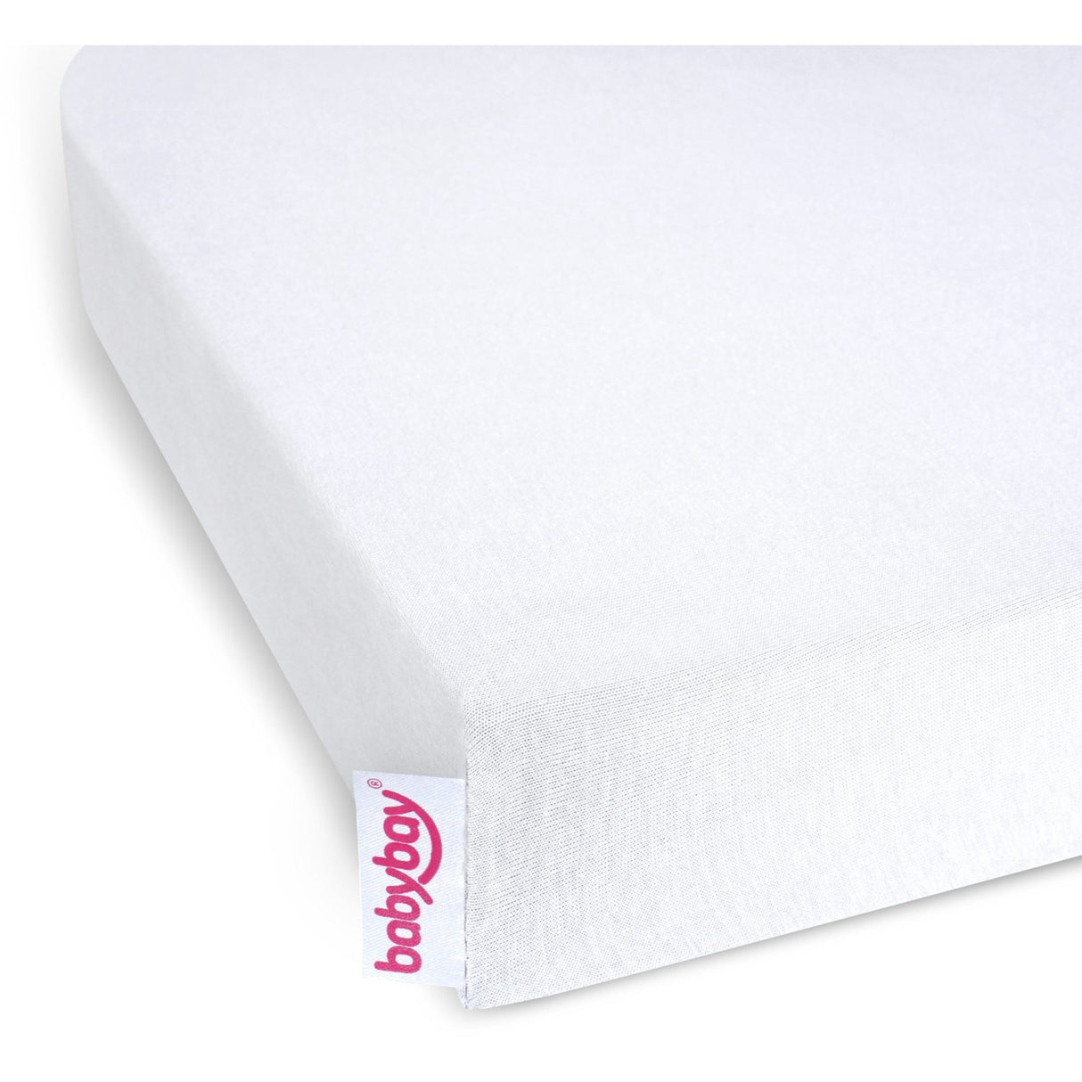 babybay® White Jersey Cover Deluxe Ark 2-Pakning Boxspring Xxl
