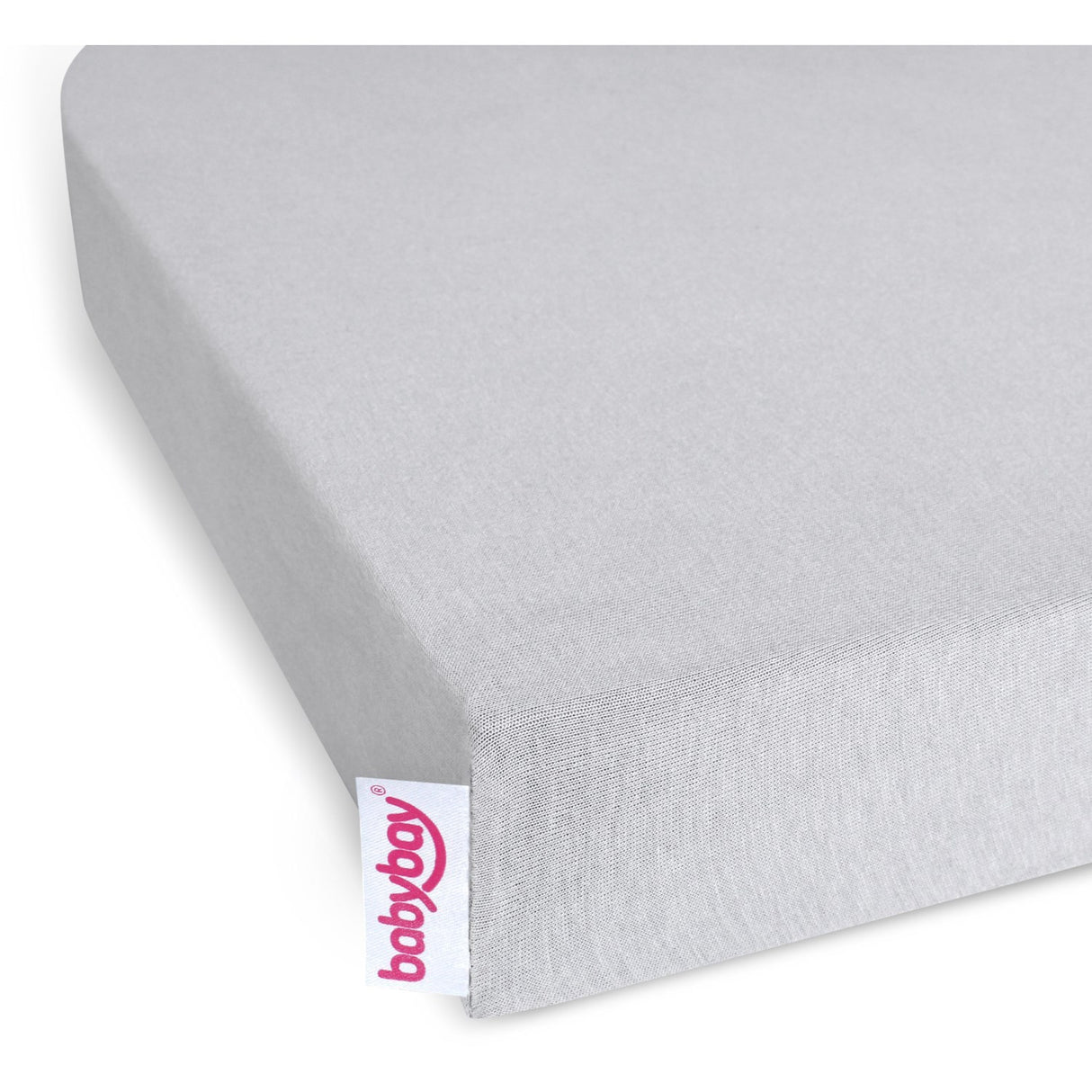 babybay® Soft Grey Jersey Cover Deluxe Ark 2-Pakning Boxspring Xxl